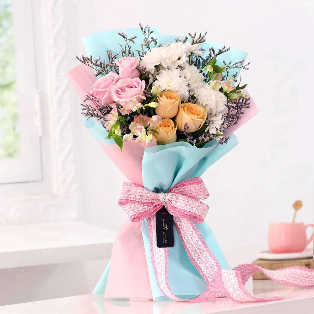 Floral Enchantment Bouquet: Order Get Well Soon Flowers Online