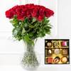 15 roses and a box of chocolates Online