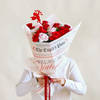 Buy 22 Roses And Cupid Bouquet Gift For Valentine's Day