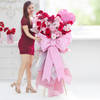 Gift 48 Pink Blooms Valentine's Day Arrangement