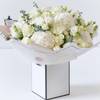 Beautifully Simple Showstopper White Flower Bouquet. Online