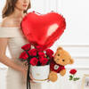 Buy Blooms And Cuddles Valentines Day Gift