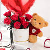 Shop Blooms And Cuddles Valentines Day Gift