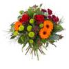 Bouquet in warm shades and greens Online