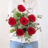 Bouquet of 6 red roses Online