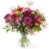 Charming pink red bouquet, excl. vase