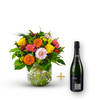 Colorful bouquet with Cava Online