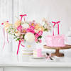 Cute Bow Cake And Lavish Arrangement Combo