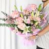 Buy Dreamy Pink And White Bouquet