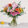 Floral connection - multicolored liliums bouquet Online