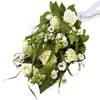 Funeral spray Florist's Choice with ribbon Online