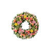 Funeral Wreath Winter Spring Flowers w ribbon 240170 Online