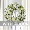 Funeral Wreath with ribbon Online