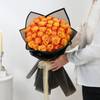 Glowing Grace Orange Roses Bouquet