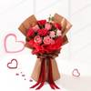 Gift Graceful blooms- 8 Assorted Roses Bouquet