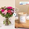 Pink Powdery softness and candle - Douceur poudree et bougie Online