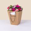Pink powdery softness and flower bag - Douceur poudree Online
