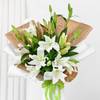 Shop Pristine Lily Elegance Medium Bouquet