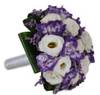 Purple and white bridal bouquet Online