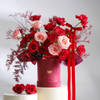 Scarlet Devotion - 35 Mixed Red & Pink Rose Bunch Online