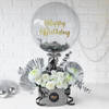 Gift Silver Savvy Birthday Arrangement
