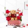 Buy Teddy Love Valentines Day Gift Arrangement