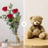 Tercia Red roses and teddy bear Online