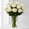 The White Rose Bouquet by FTD - VASE INCLUDED Online