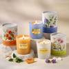 Trio of Scented Candles 150gms - Peach Mandarin, Gardenia Glow & The First Rain