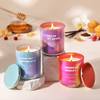 Trio of Scented Candles 340gms  Harvest Moonlight,Dulce At Dawn & Midnight Medley