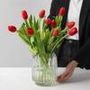Shop Tulip Moments Of Love - 10 Red Tulips Flower Bunch