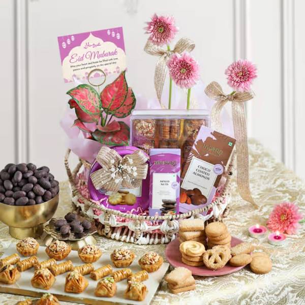 Bloom and Sweet Indulgence Assortment Hamper