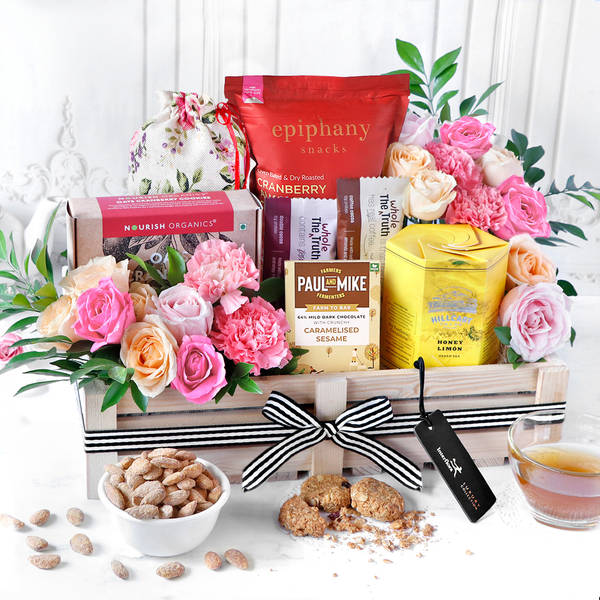 Floral Feast For Sister Gift Hamper