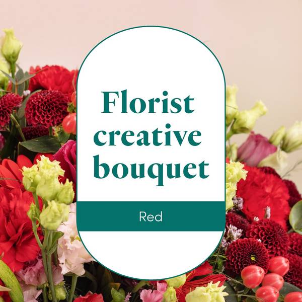 Florist creative bouquet - Red