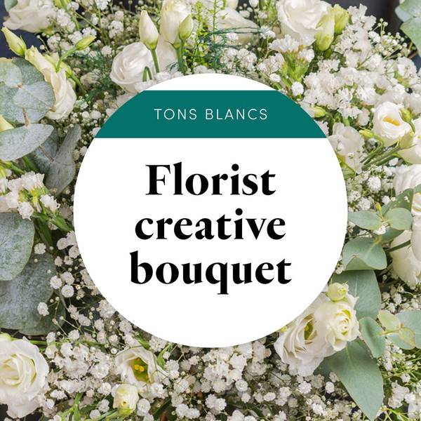 Florist creative bouquet - white