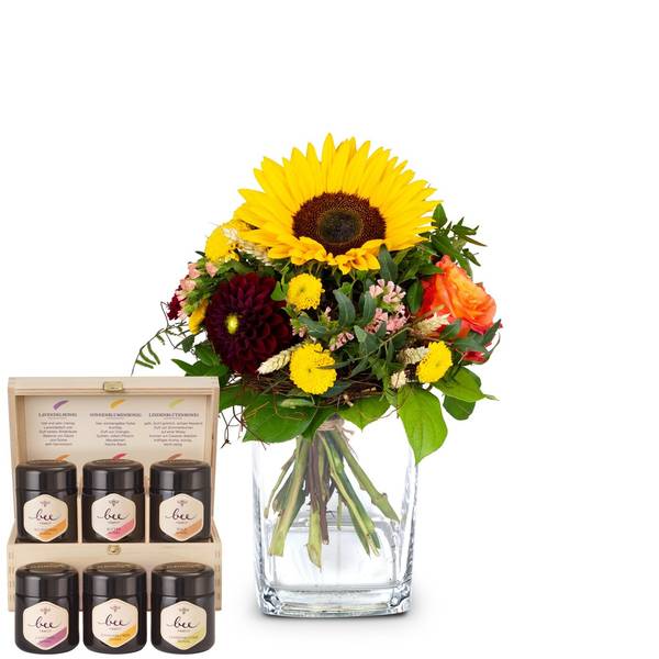 Top of Summer with Bee-Family honey gift set